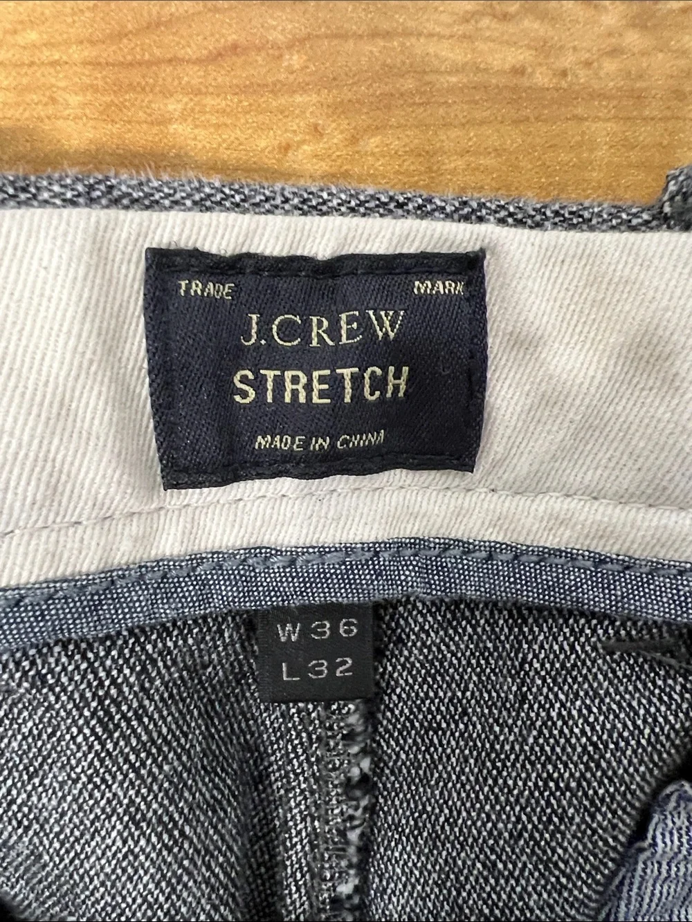J. Crew 484 Stretch Dress Pants Black White Twill Mens 36 X 30 Classic